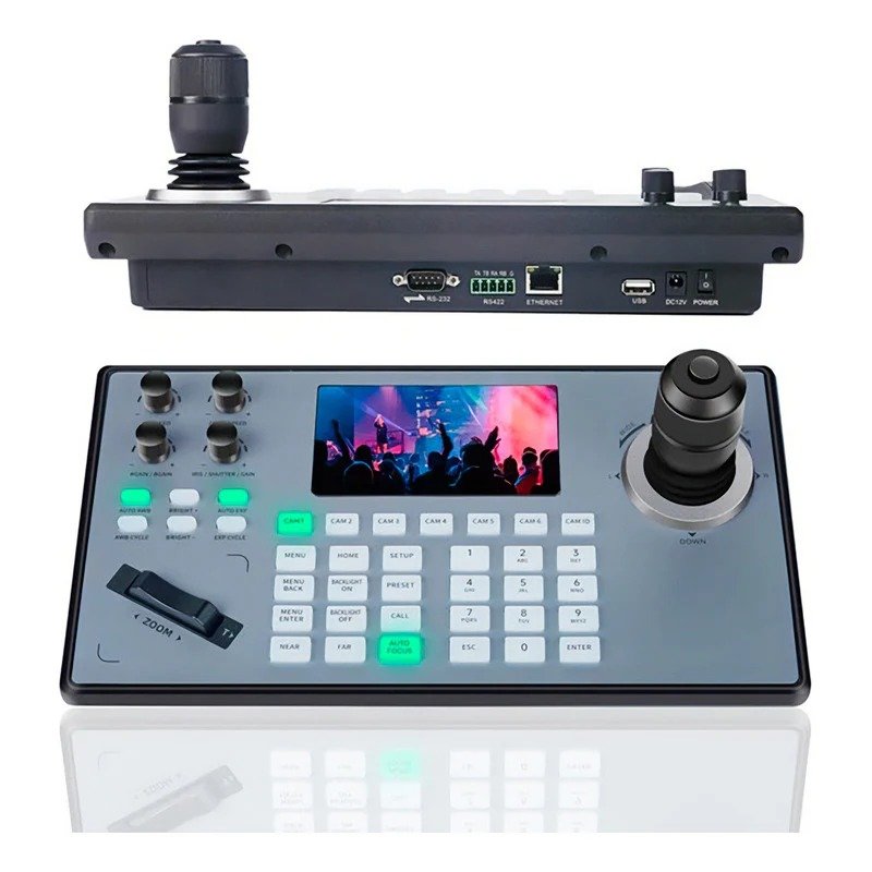 Consola controladora de câmaras PTZ